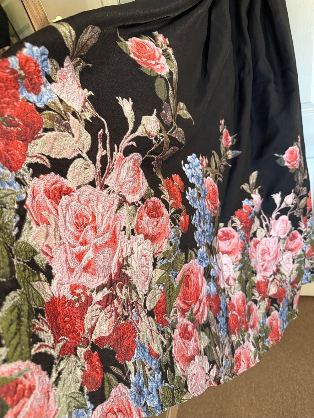 MAC DUGGAL Strapless Floral Brocade Maxi Dress - Picture 8 of 16